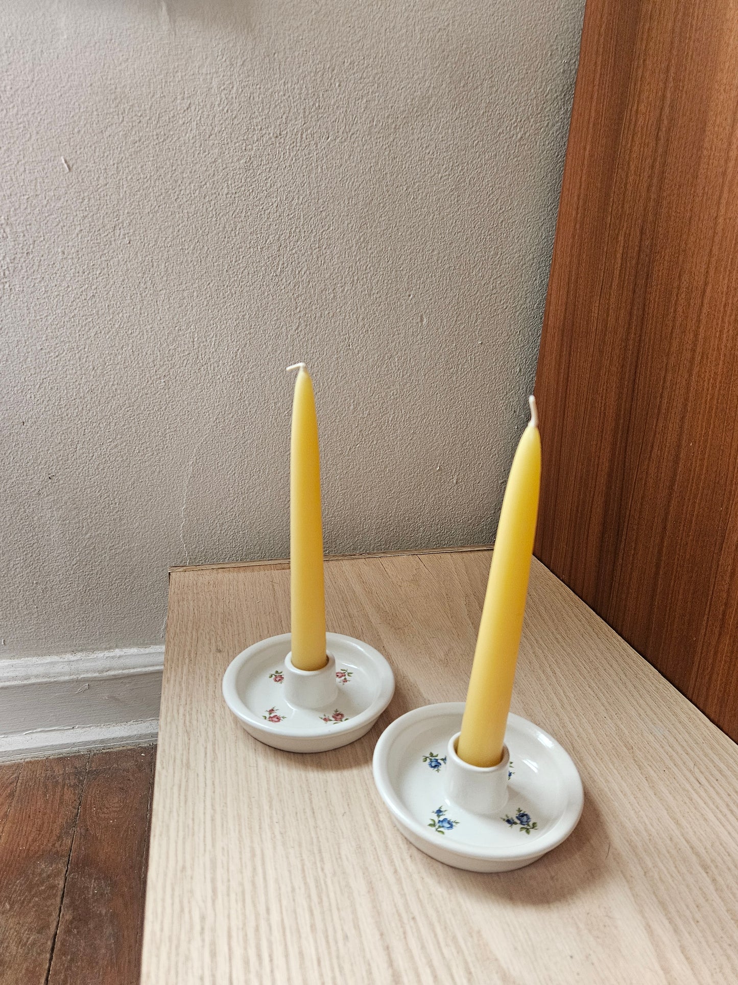 Floral Taper Candle Holder
