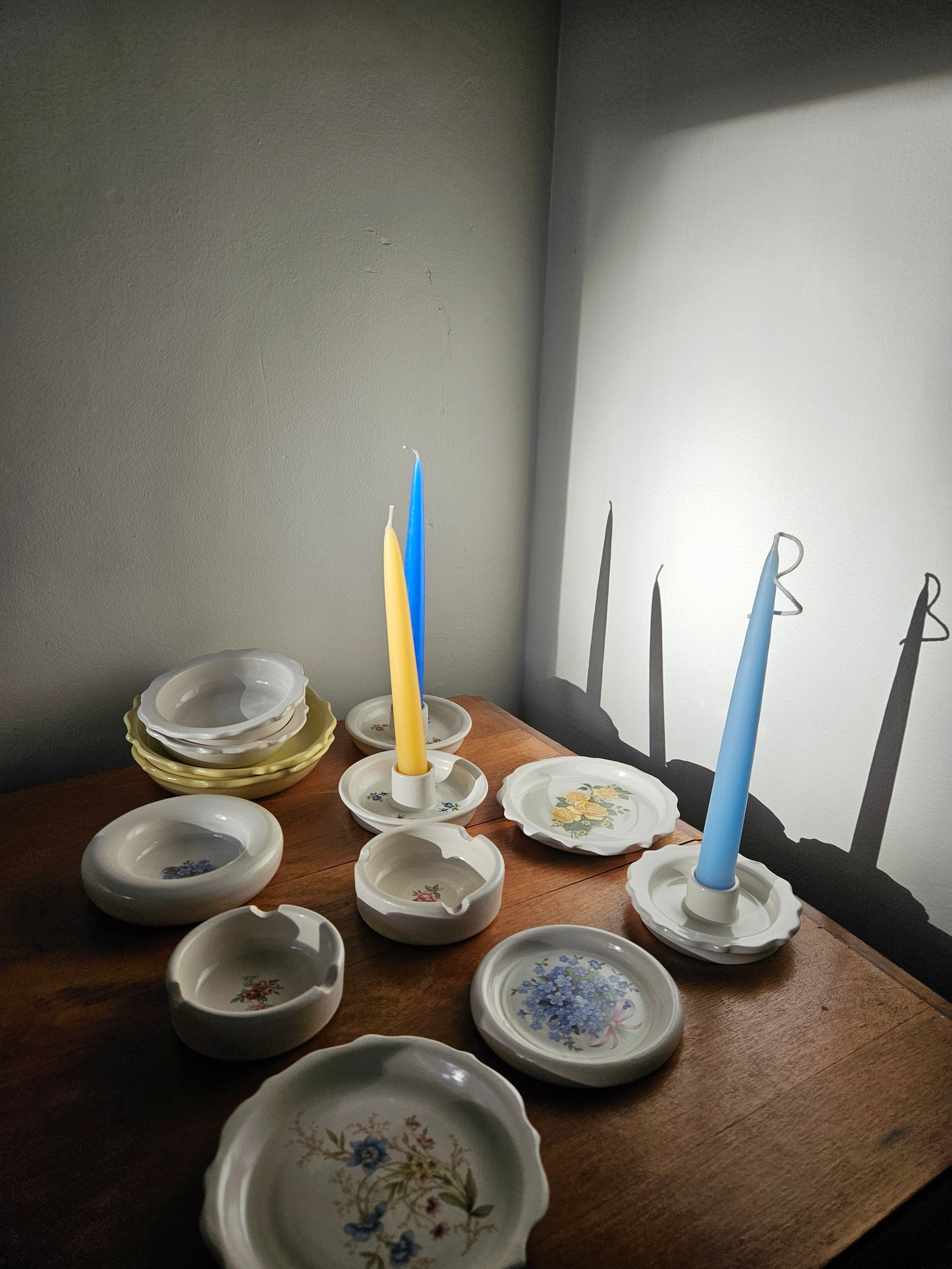 Floral Taper Candle Holder