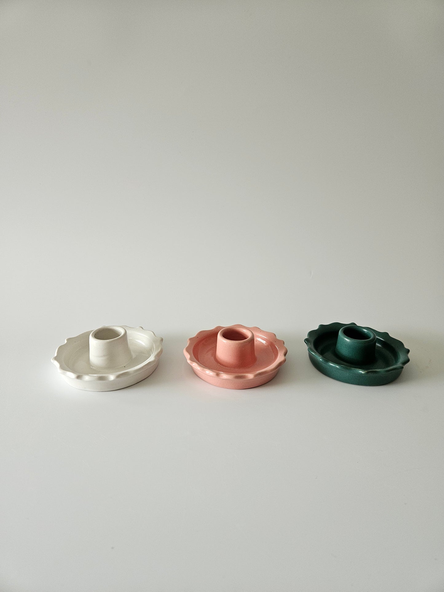 Scalloped Candle Holder