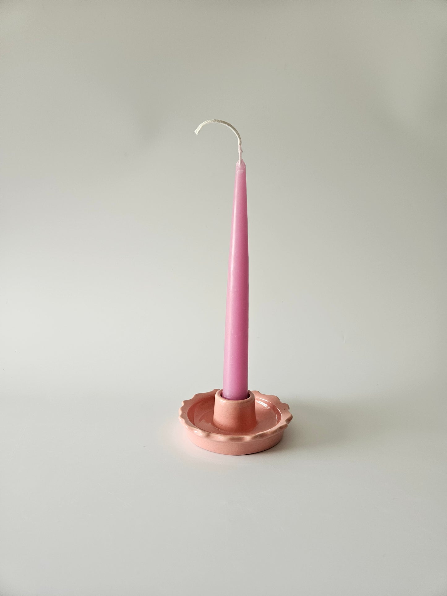 Scalloped Candle Holder