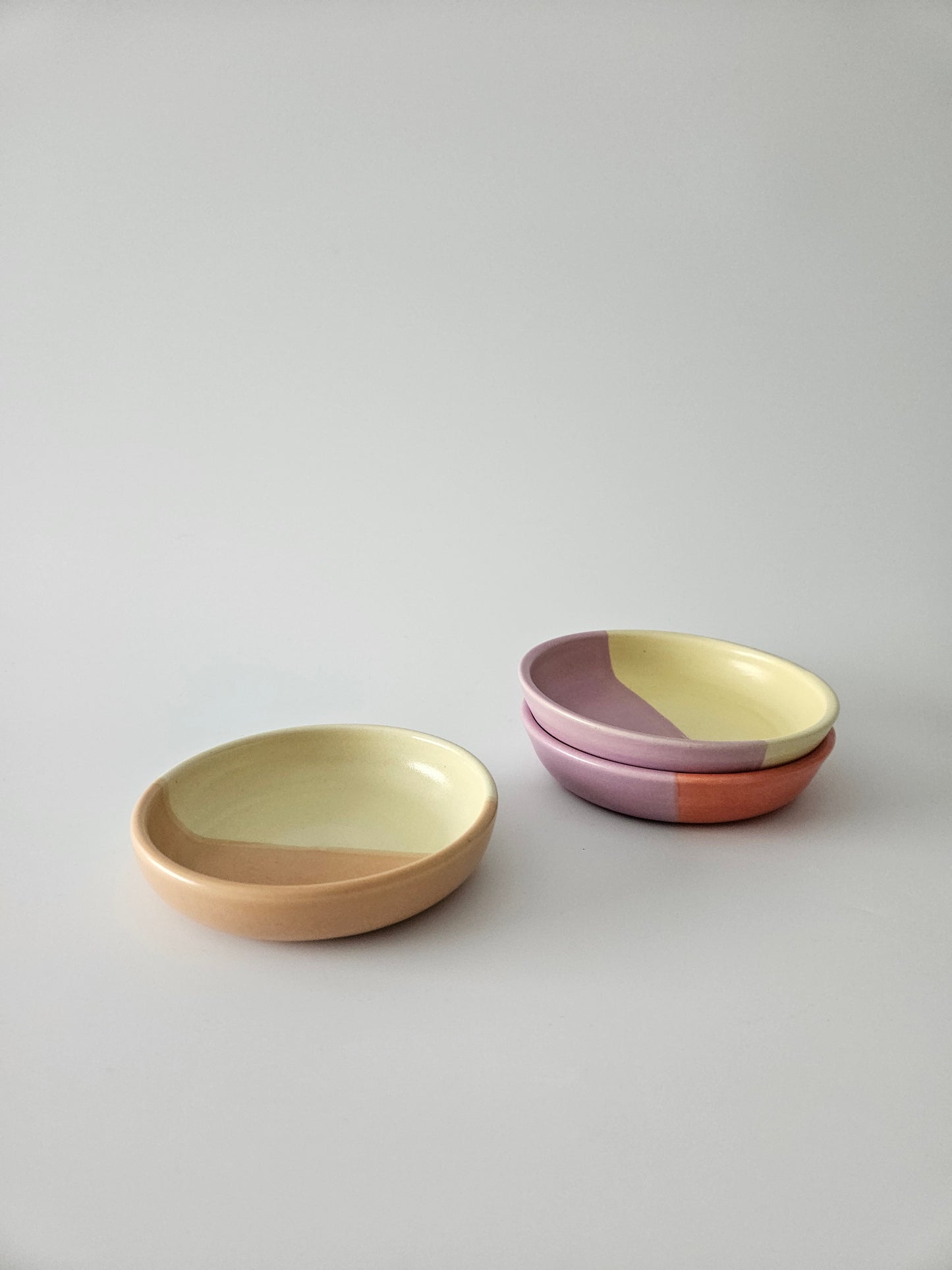 Half & Half Shallow Dish