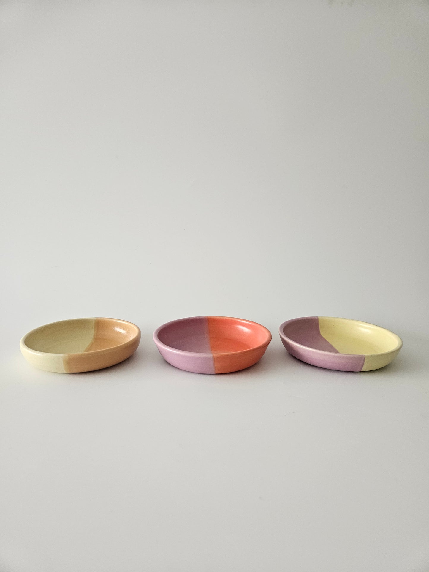 Half & Half Shallow Dish