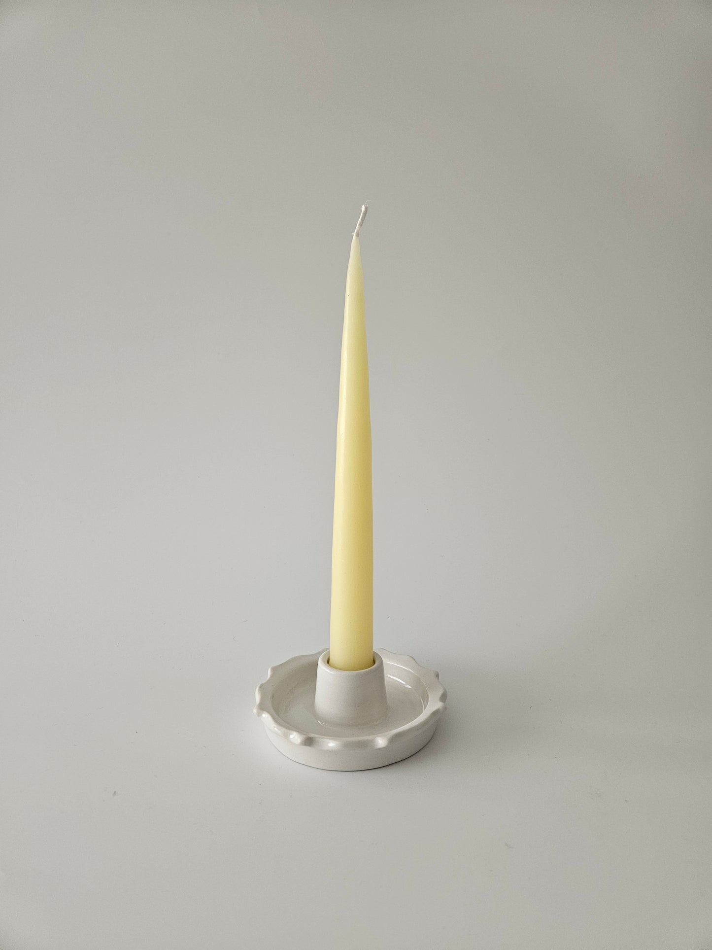 Scalloped Candle Holder