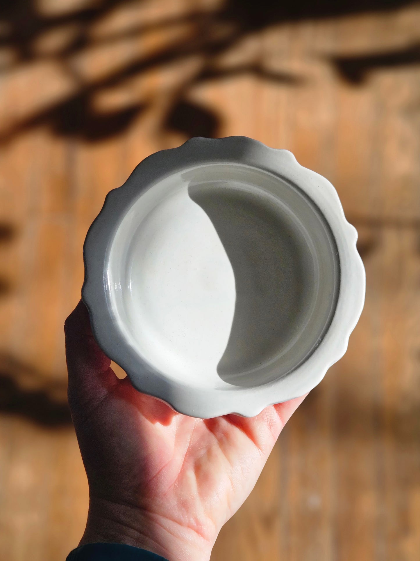 Scalloped Yogurt Bowl