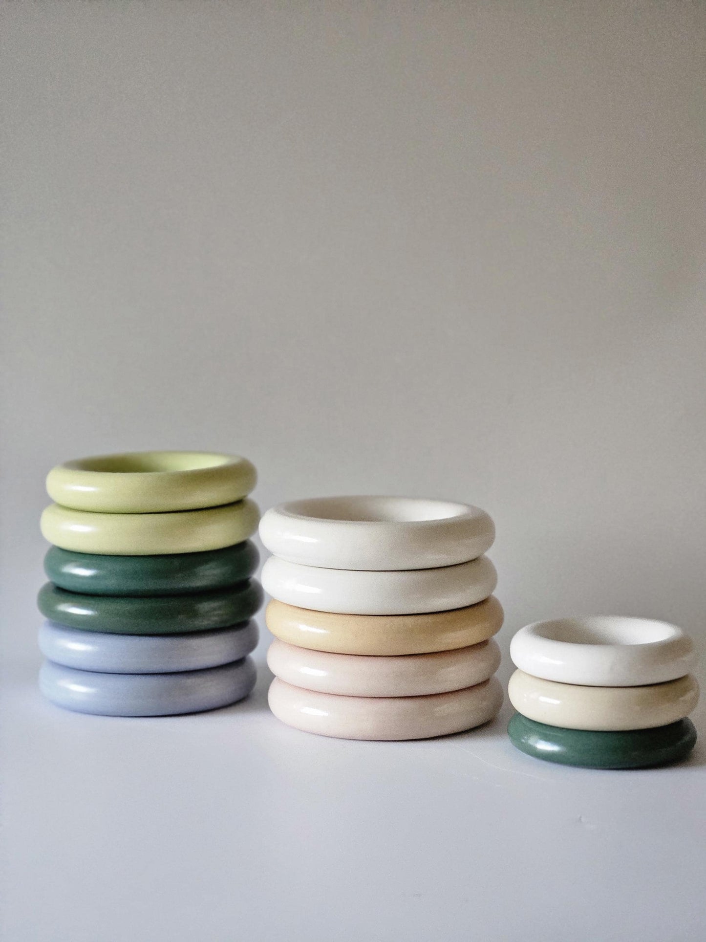 Donut Dish (Ready to Ship) • Handmade Colorful Ceramic • Bubble Plate