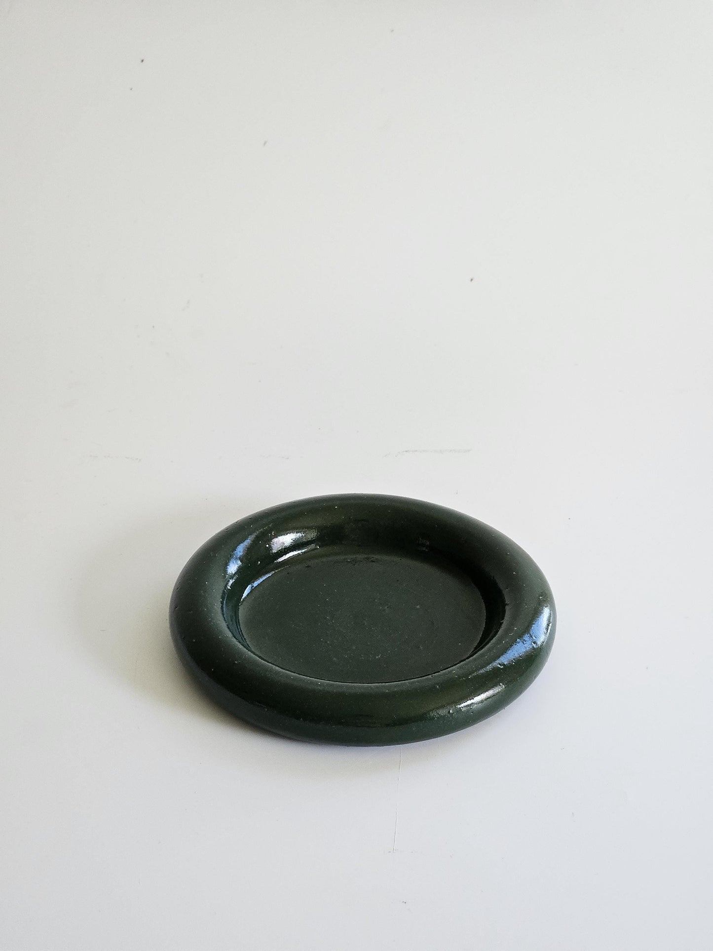 Handmade Ceramic Donut Dish: Colorful Bubble Plate - Ring Holder