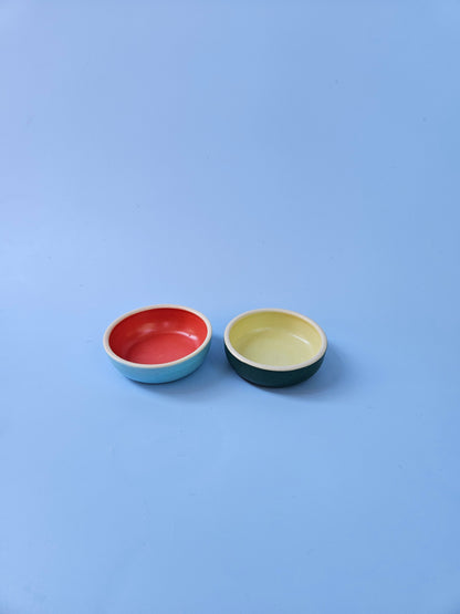 Round Dish (Extra Small, Two-Toned)