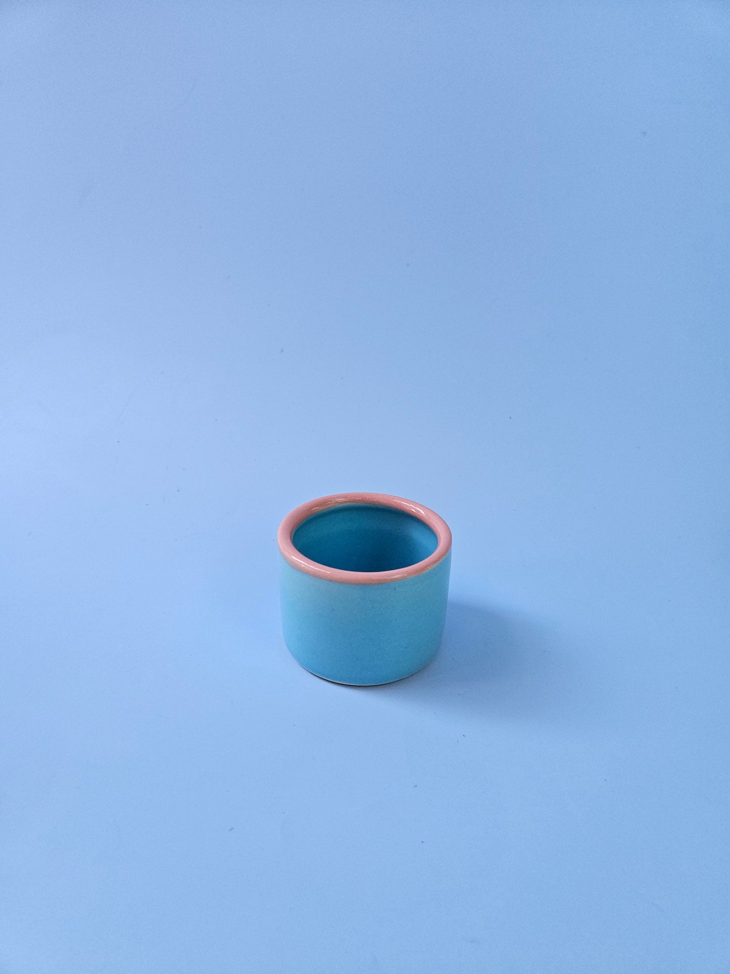 Shot Glass with Colorful Rim