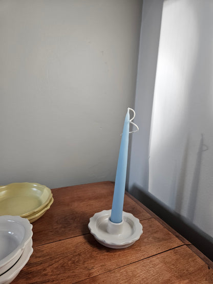 Scalloped Taper Candle Holder