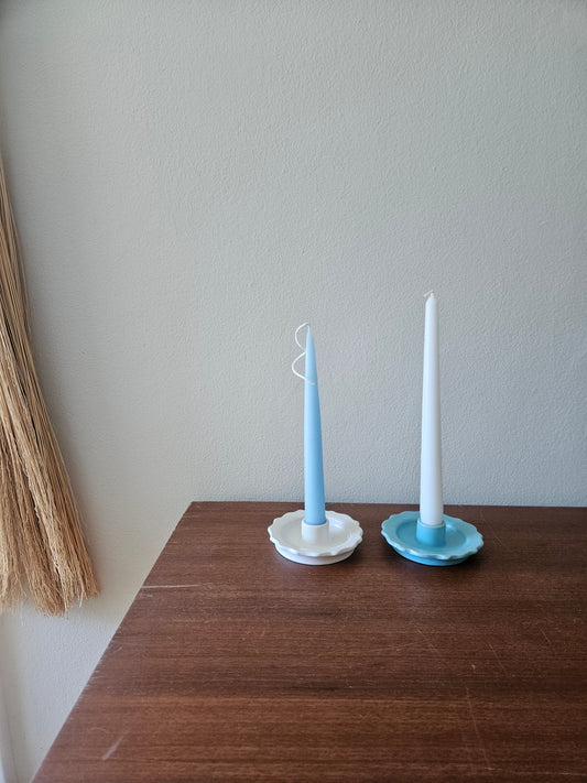 Scalloped Taper Candle Holder