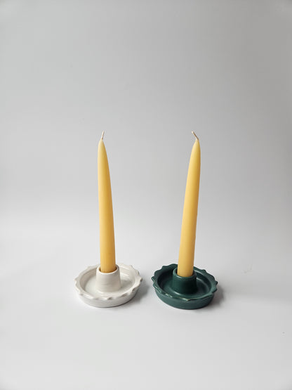 Scalloped Taper Candle Holder