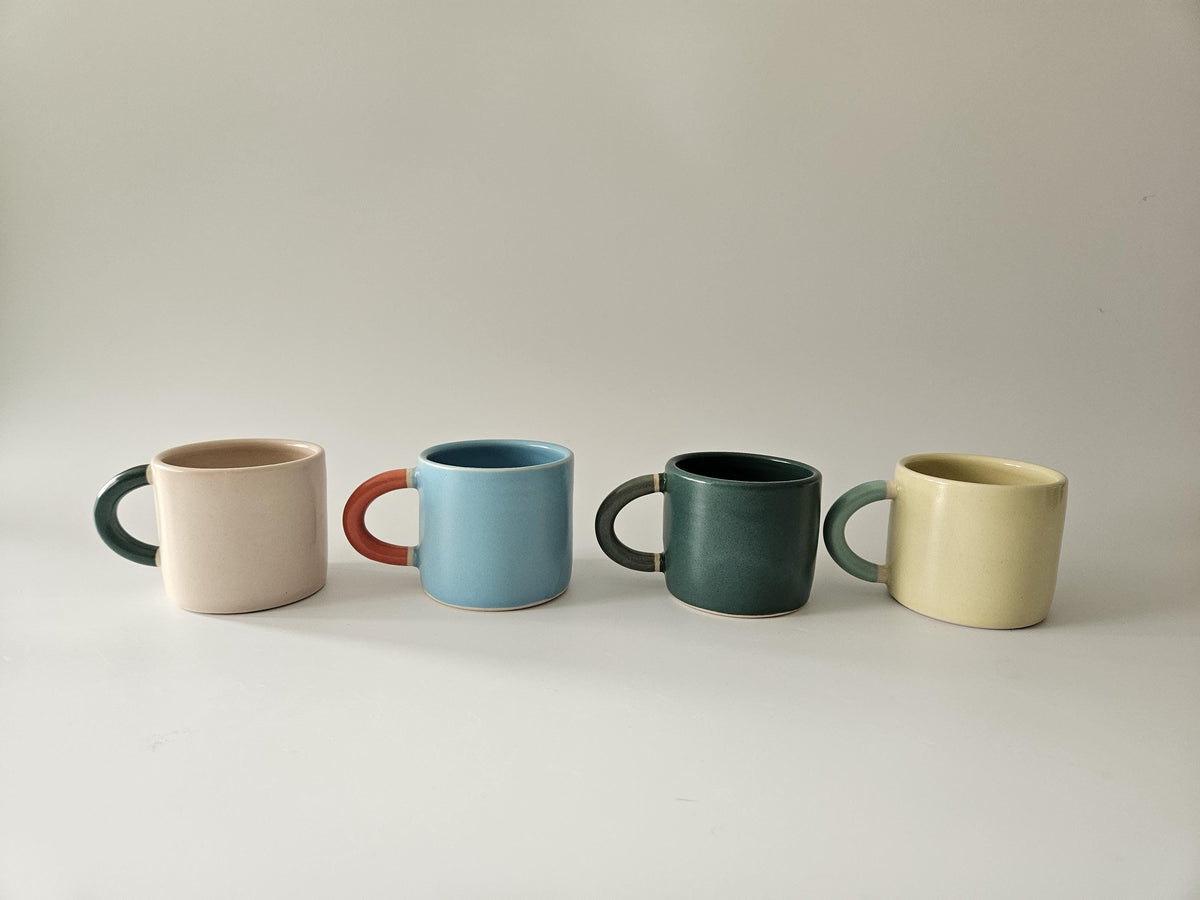 Classic Mug, Two-Toned (Made to Order) • Handmade Colorful Ceramic • Coffee Mug • Pottery