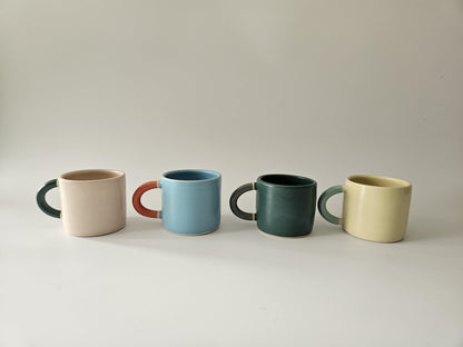Classic Mug, Two-Toned (Made to Order) • Handmade Colorful Ceramic • Coffee Mug • Pottery