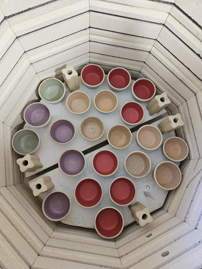 Handmade Ceramic Stacking Bowl: Two-Toned Ring Dish, Sauce Bowl (Made to Order)