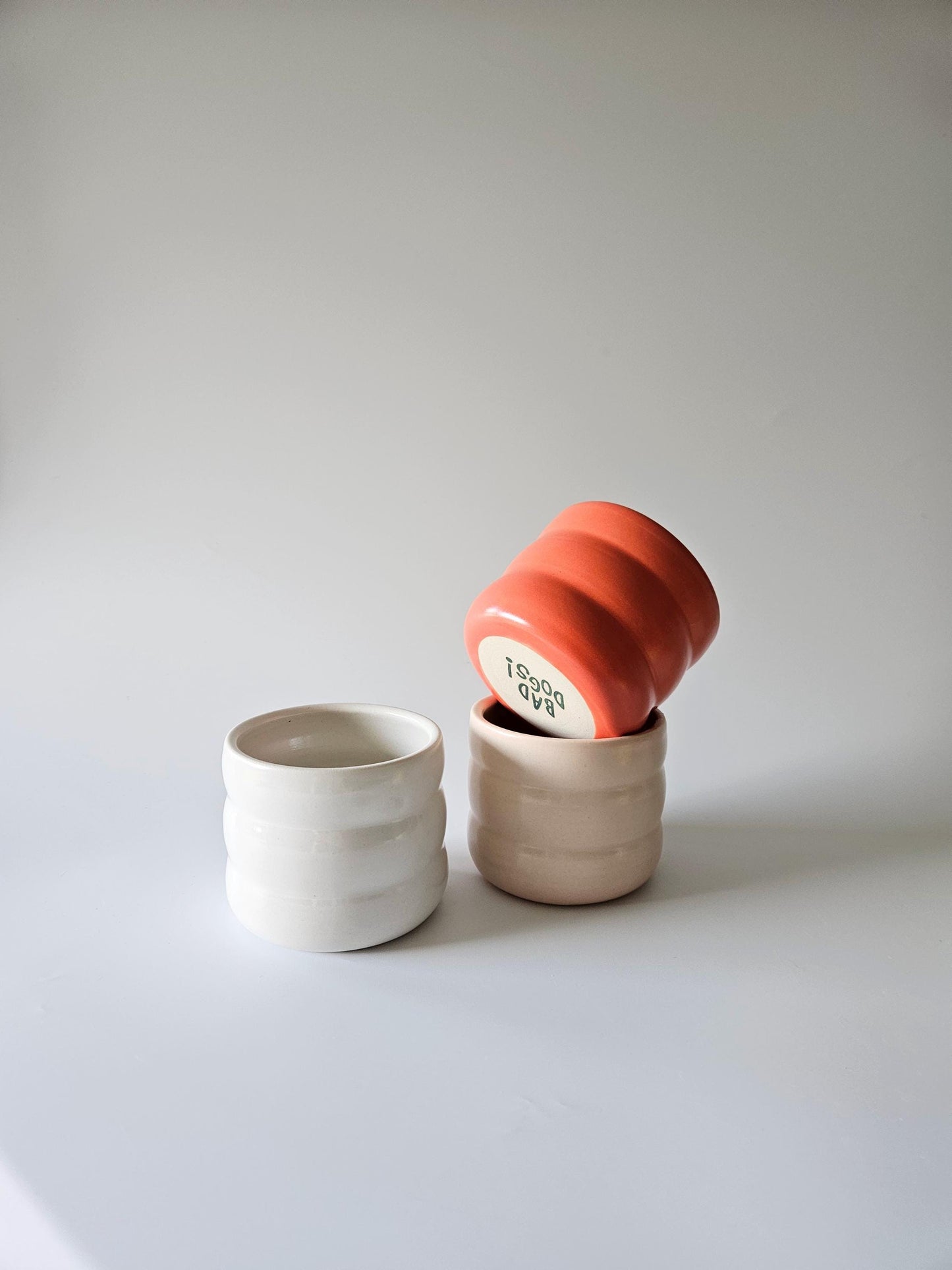 Wiggly Tumbler (Made to Order) • Handmade Colorful Ceramic • Wobble Cup • Bubble Cup