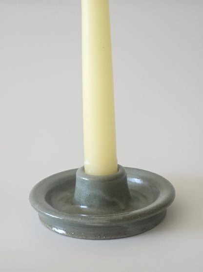 Taper Candle Holder (Ready to Ship) • Handmade Colorful Ceramic • Earthy Rustic Speckled Candlestick