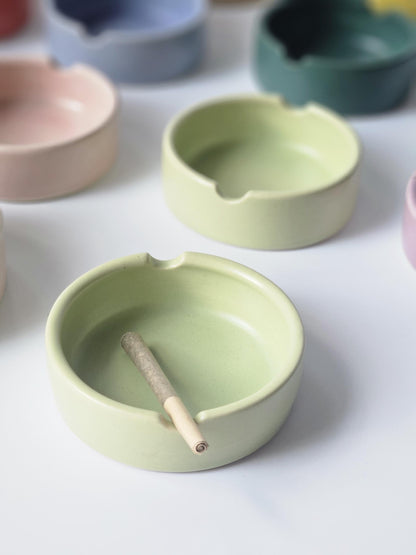 Handmade Colorful Ceramic Ashtray: Retro Pottery, Portland, OR