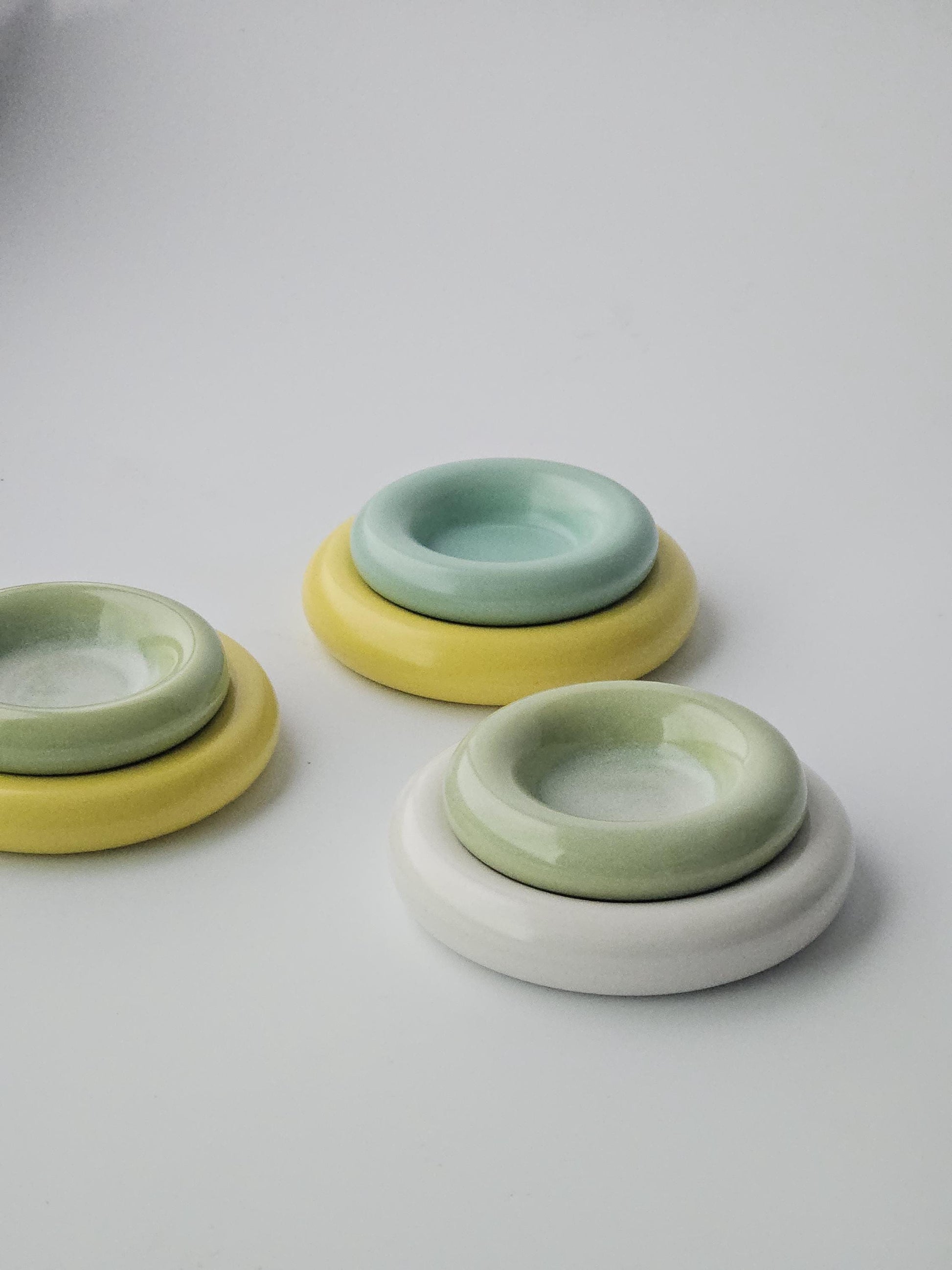 Donut Dish (Made to Order) • Handmade Colorful Ceramic • Bubble Plate