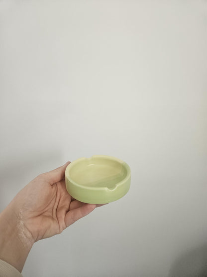 Half & Half Ashtray (Ready to Ship) • Color Block Ashtray • Handmade Colorful Ceramic • Pottery • Vintage Retro