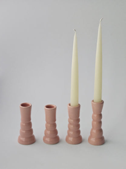 Wiggly Candlestick (Made to Order) • Handmade Colorful Ceramic • Taper Candle Holder