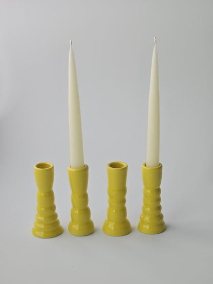 Wiggly Candlestick (Made to Order) • Handmade Colorful Ceramic • Taper Candle Holder