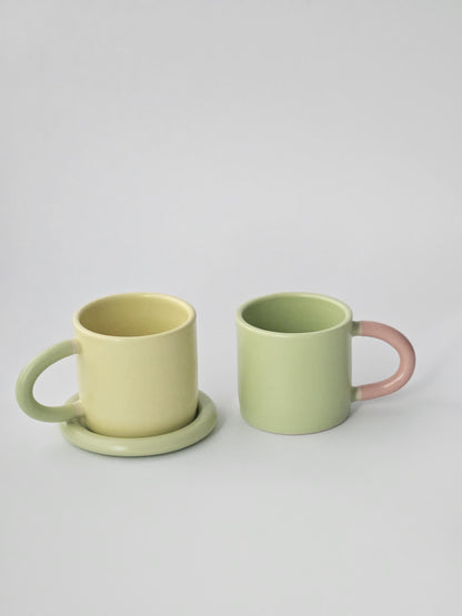 Classic Mug, Two-Toned (Made to Order) • Handmade Colorful Ceramic • Coffee Mug • Pottery