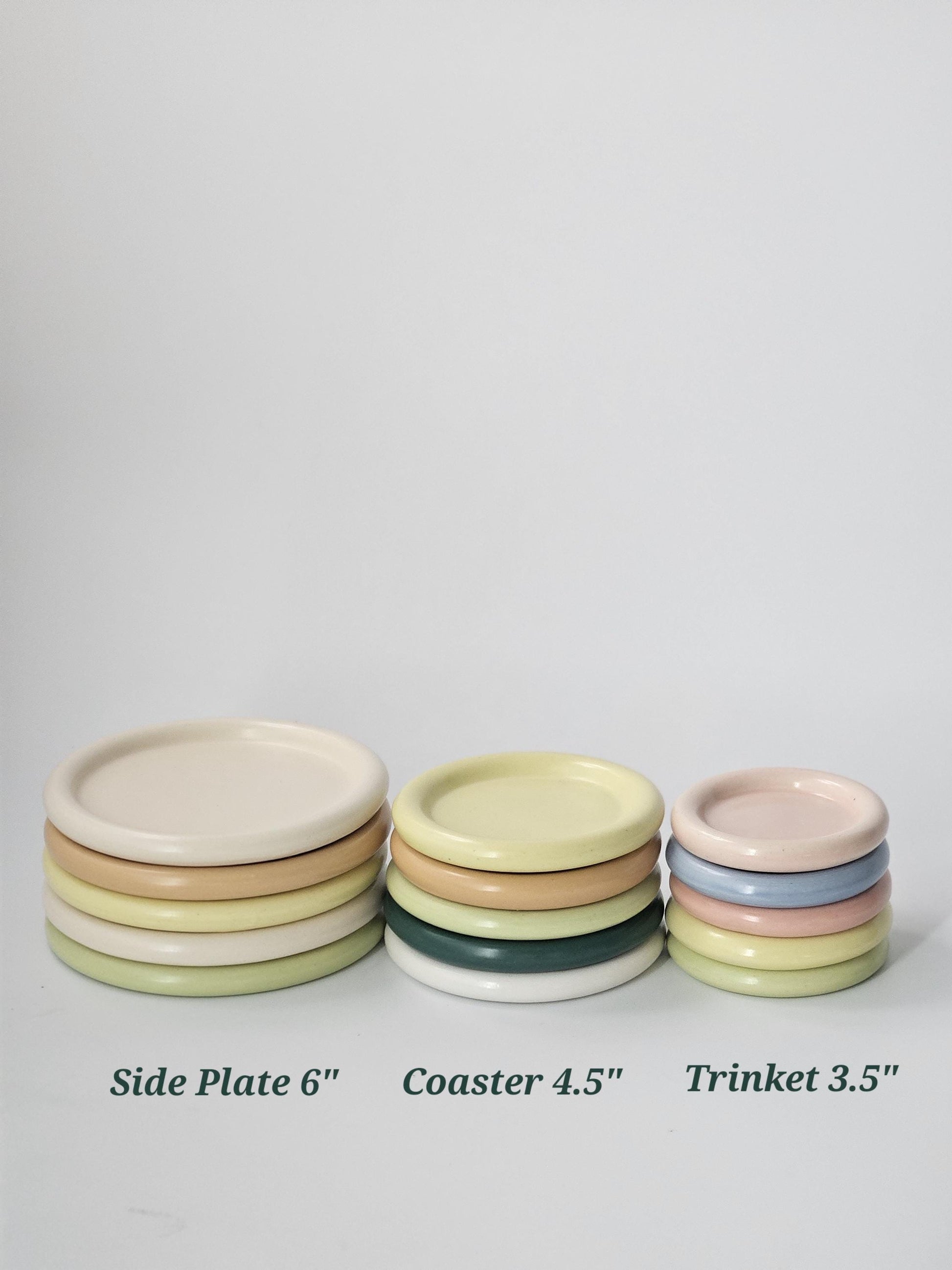 Handmade Colorful Ceramic Bubble Dish: Trinket Plate, Coaster, or Side Plate