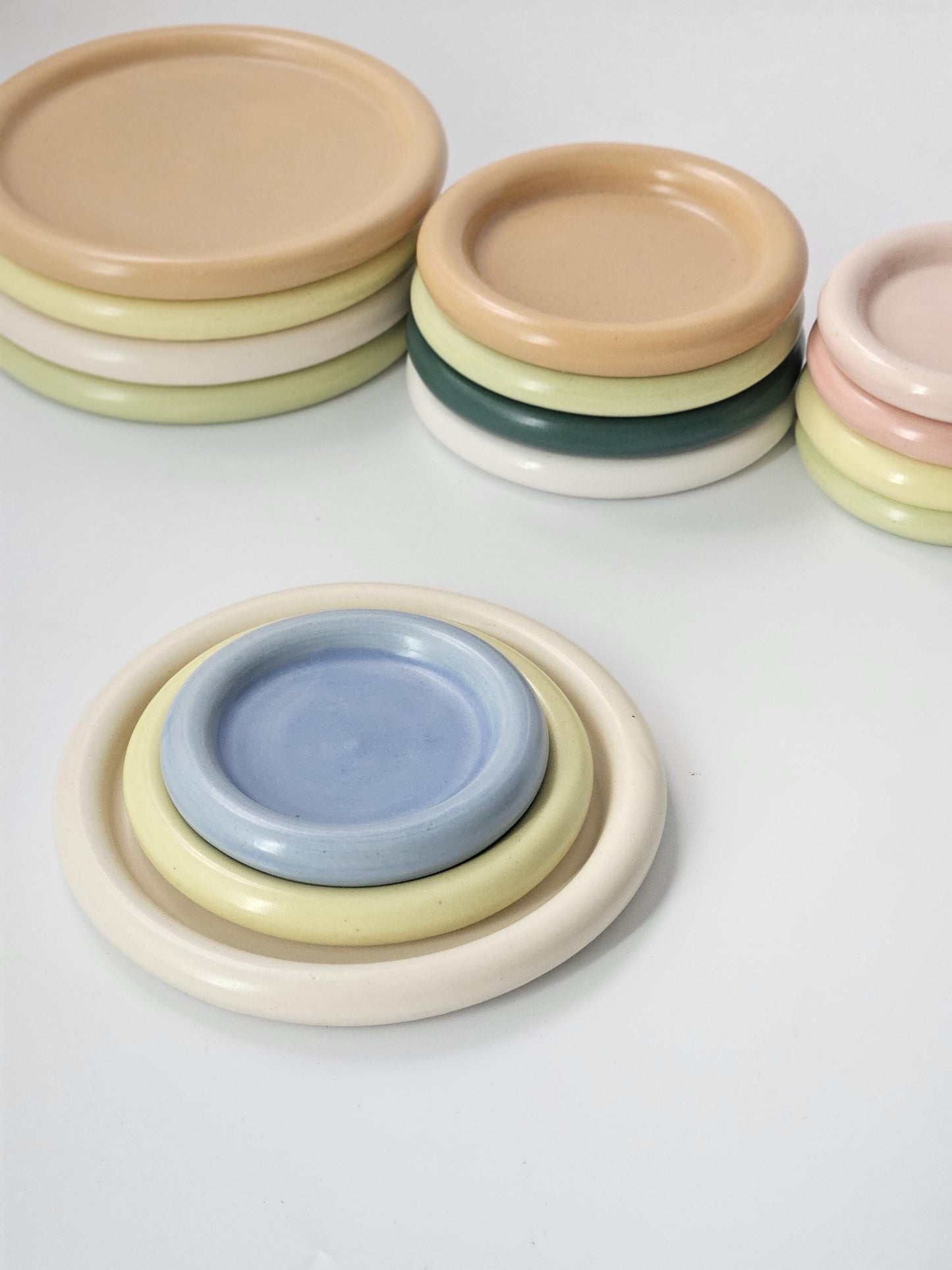 Chunky Plate (Made to Order) • Handmade Colorful Ceramic • Bubble Dish