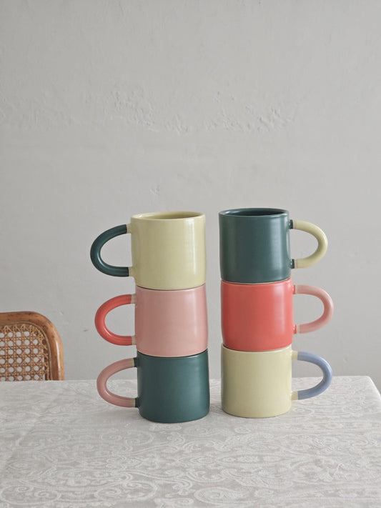 Classic Mug, Two-Toned (Made to Order) • Handmade Colorful Ceramic • Coffee Mug • Pottery