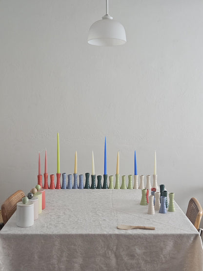 Wiggly Candlestick (Made to Order) • Handmade Colorful Ceramic • Taper Candle Holder