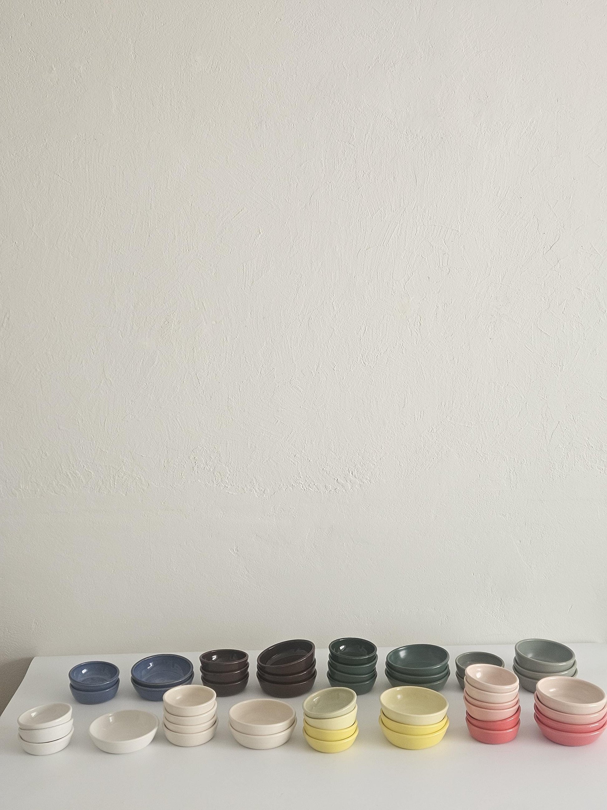 Sauce Bowl (Ready to Ship) • Handmade Colorful Ceramic • Round Dish • Small Sauce Bowl