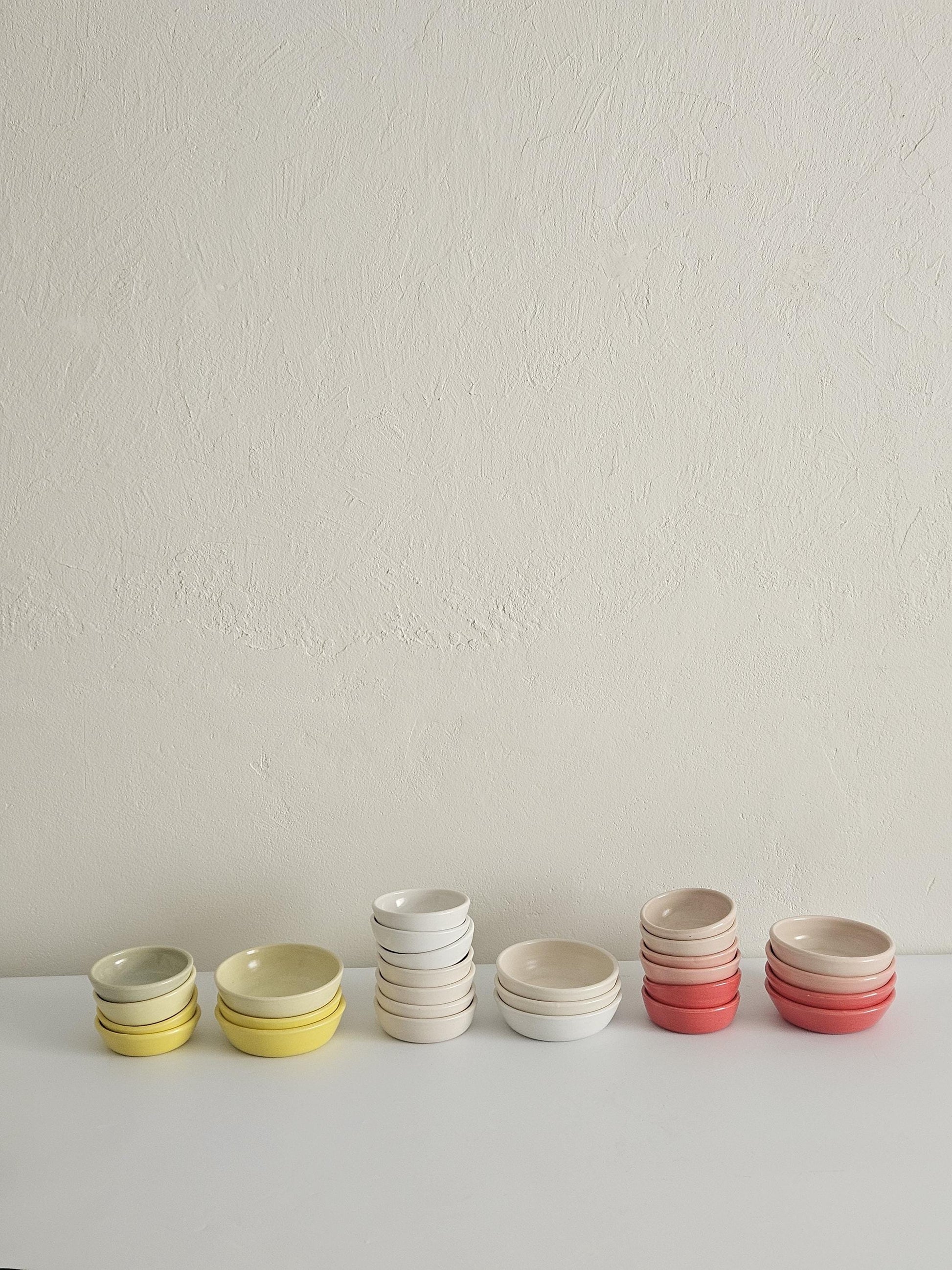 Sauce Bowl (Ready to Ship) • Handmade Colorful Ceramic • Round Dish • Small Sauce Bowl