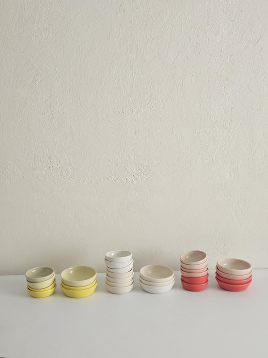 Sauce Bowl (Ready to Ship) • Handmade Colorful Ceramic • Round Dish • Small Sauce Bowl