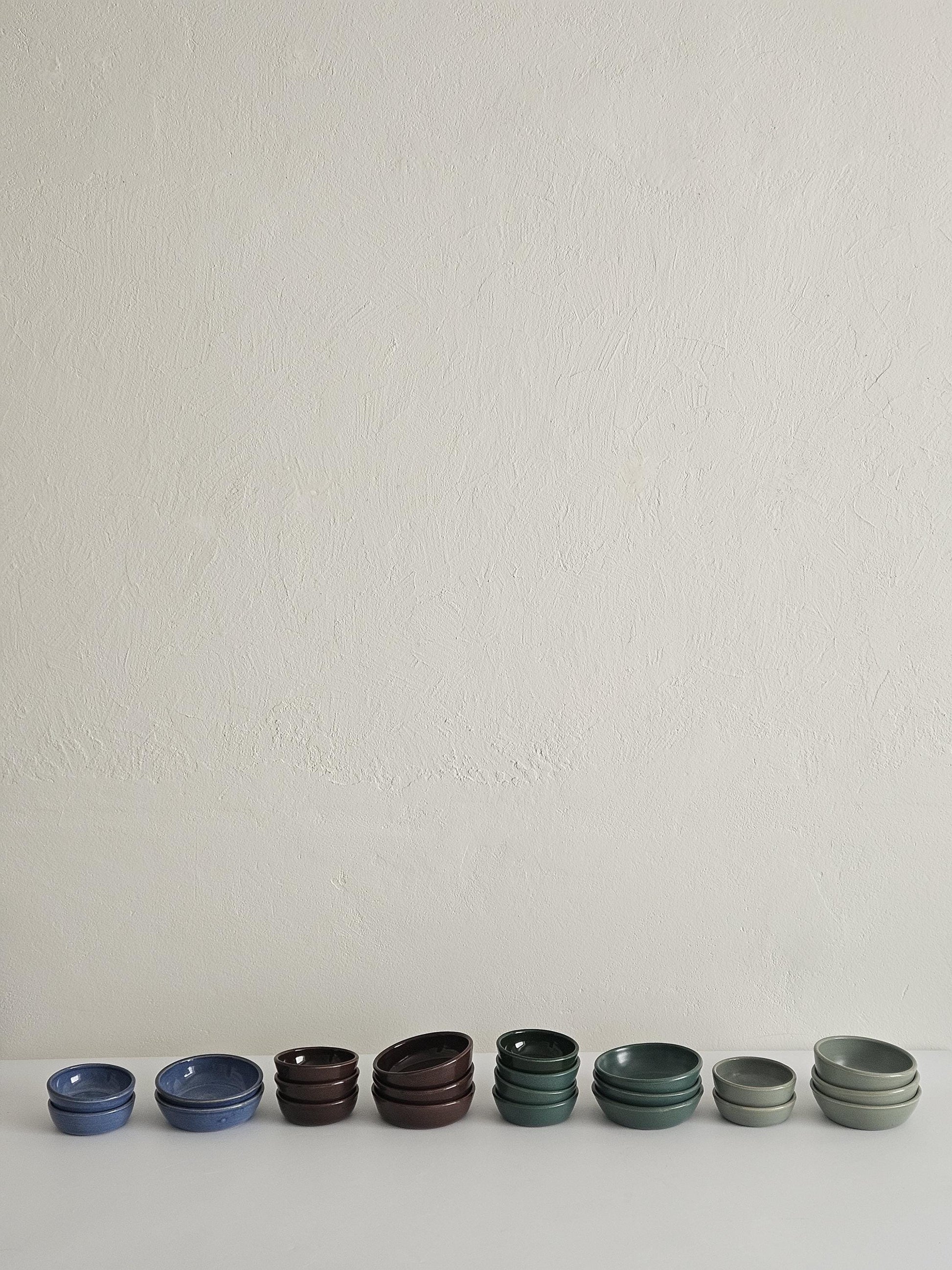 Sauce Bowl (Ready to Ship) • Handmade Colorful Ceramic • Round Dish • Small Sauce Bowl