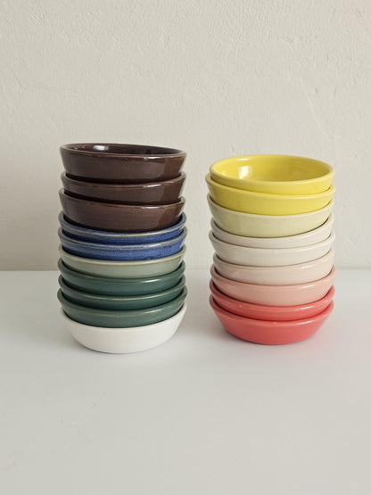 Sauce Bowl (Ready to Ship) • Handmade Colorful Ceramic • Round Dish • Small Sauce Bowl