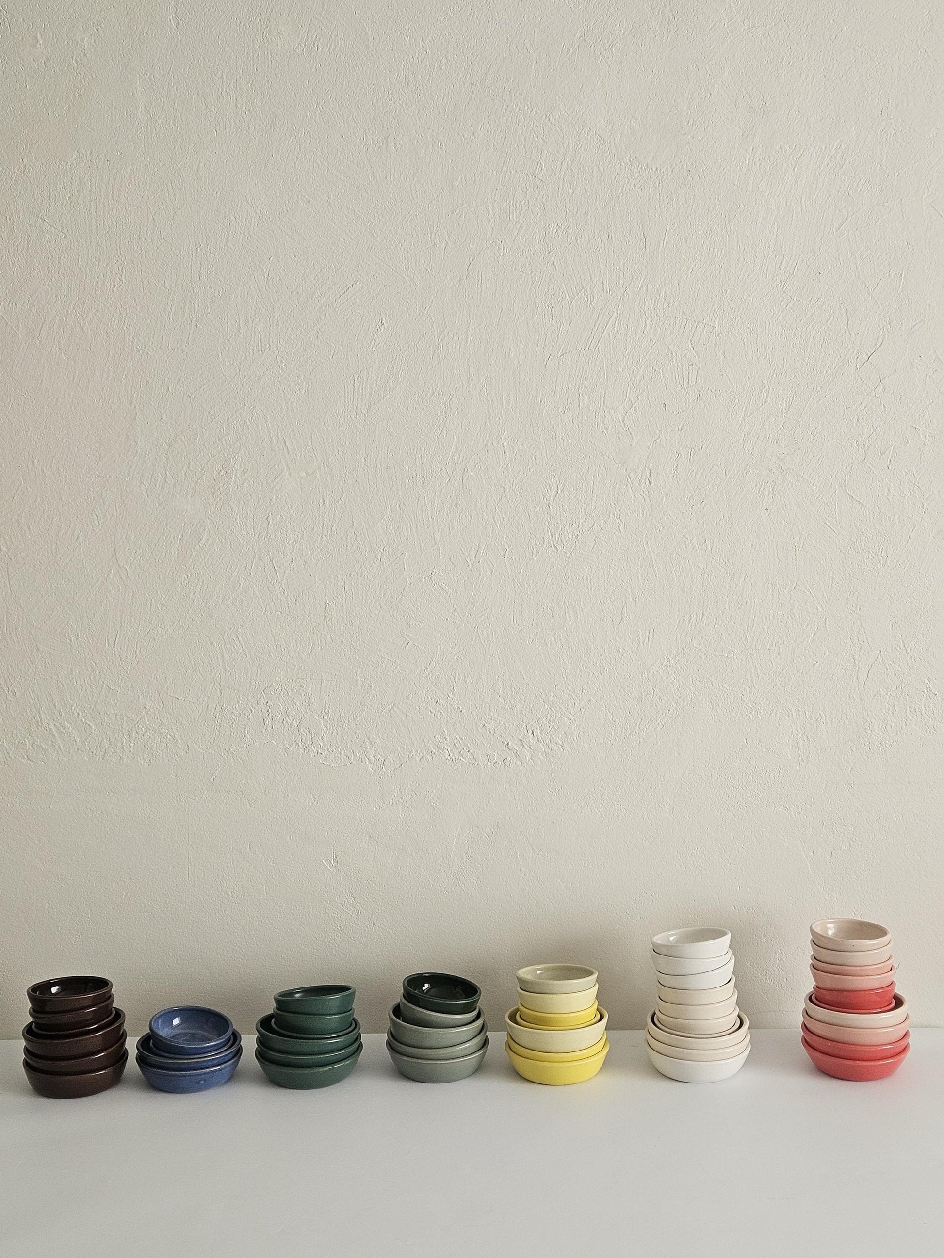 Sauce Bowl (Ready to Ship) • Handmade Colorful Ceramic • Round Dish • Small Sauce Bowl