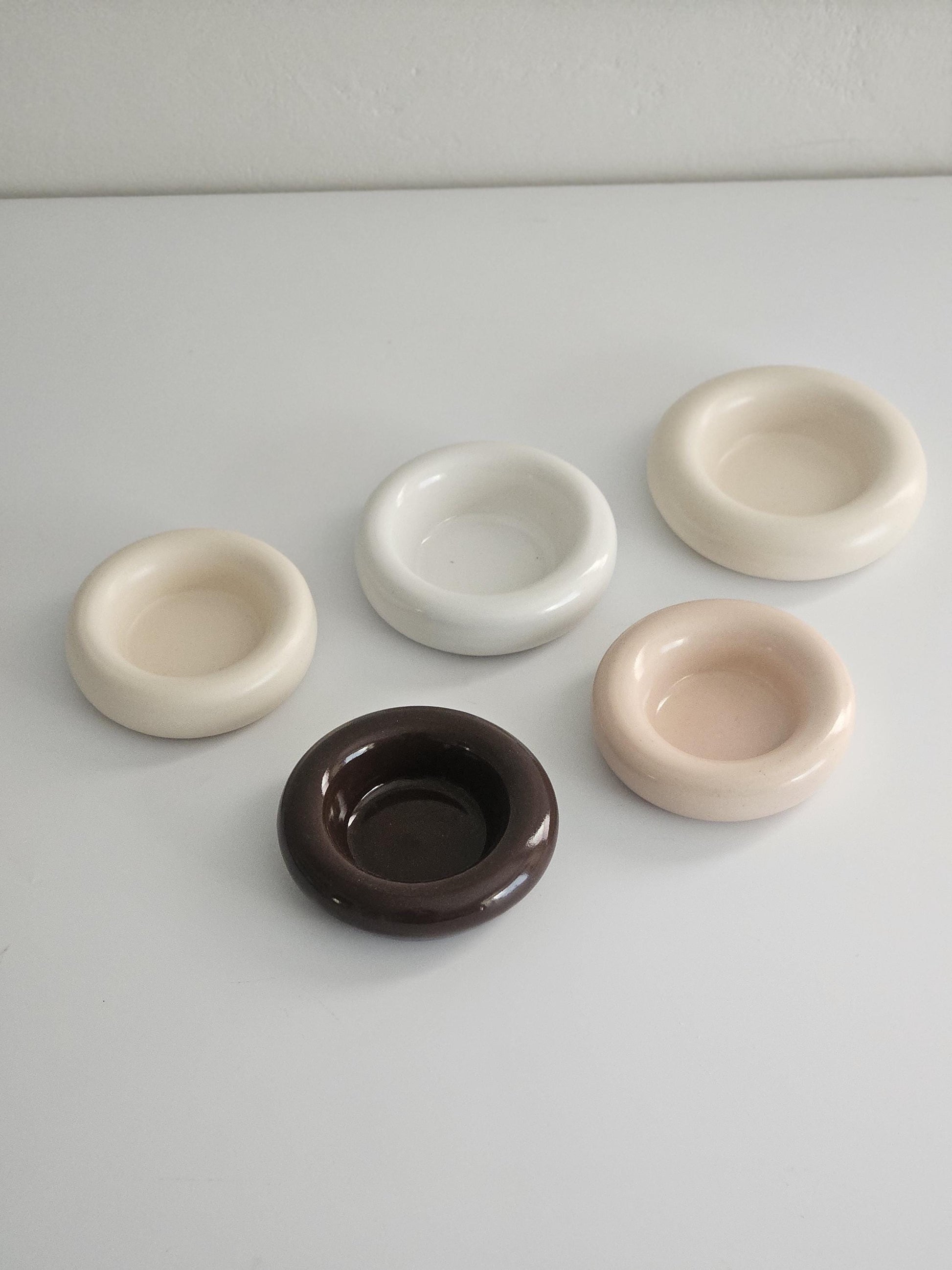Handmade Ceramic Donut Bowl: Bubble Dish, Ring & Jewelry Holder