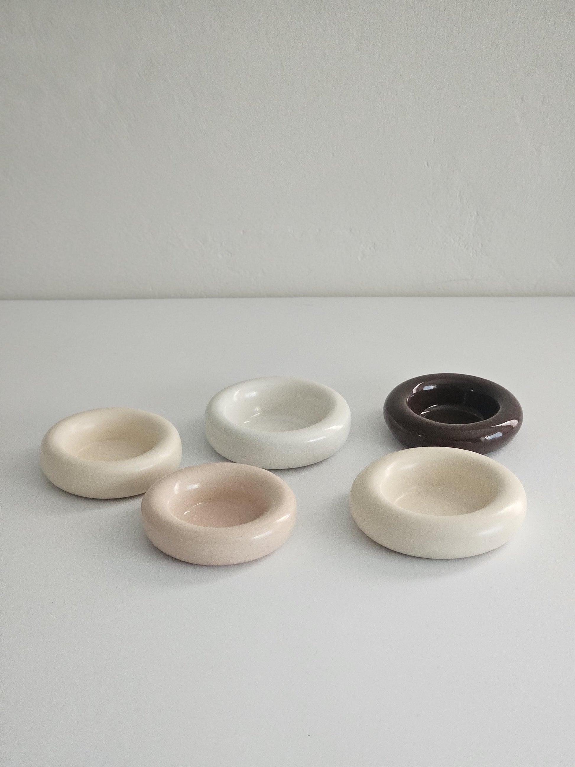 Handmade Ceramic Donut Bowl: Bubble Dish, Ring & Jewelry Holder