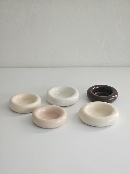 Handmade Ceramic Donut Bowl: Bubble Dish, Ring & Jewelry Holder