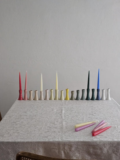 Wiggly Candlestick (Made to Order) • Handmade Colorful Ceramic • Taper Candle Holder