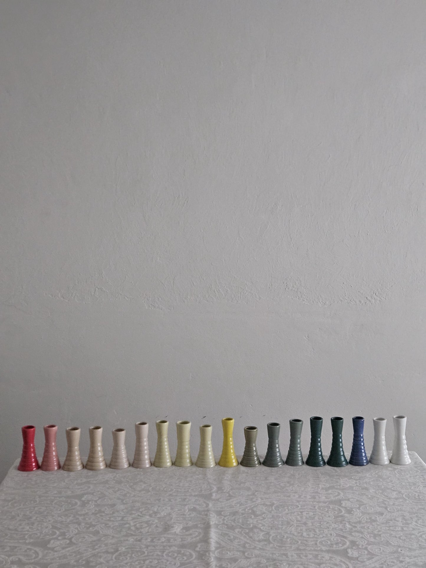 Wiggly Candlestick (Made to Order) • Handmade Colorful Ceramic • Taper Candle Holder
