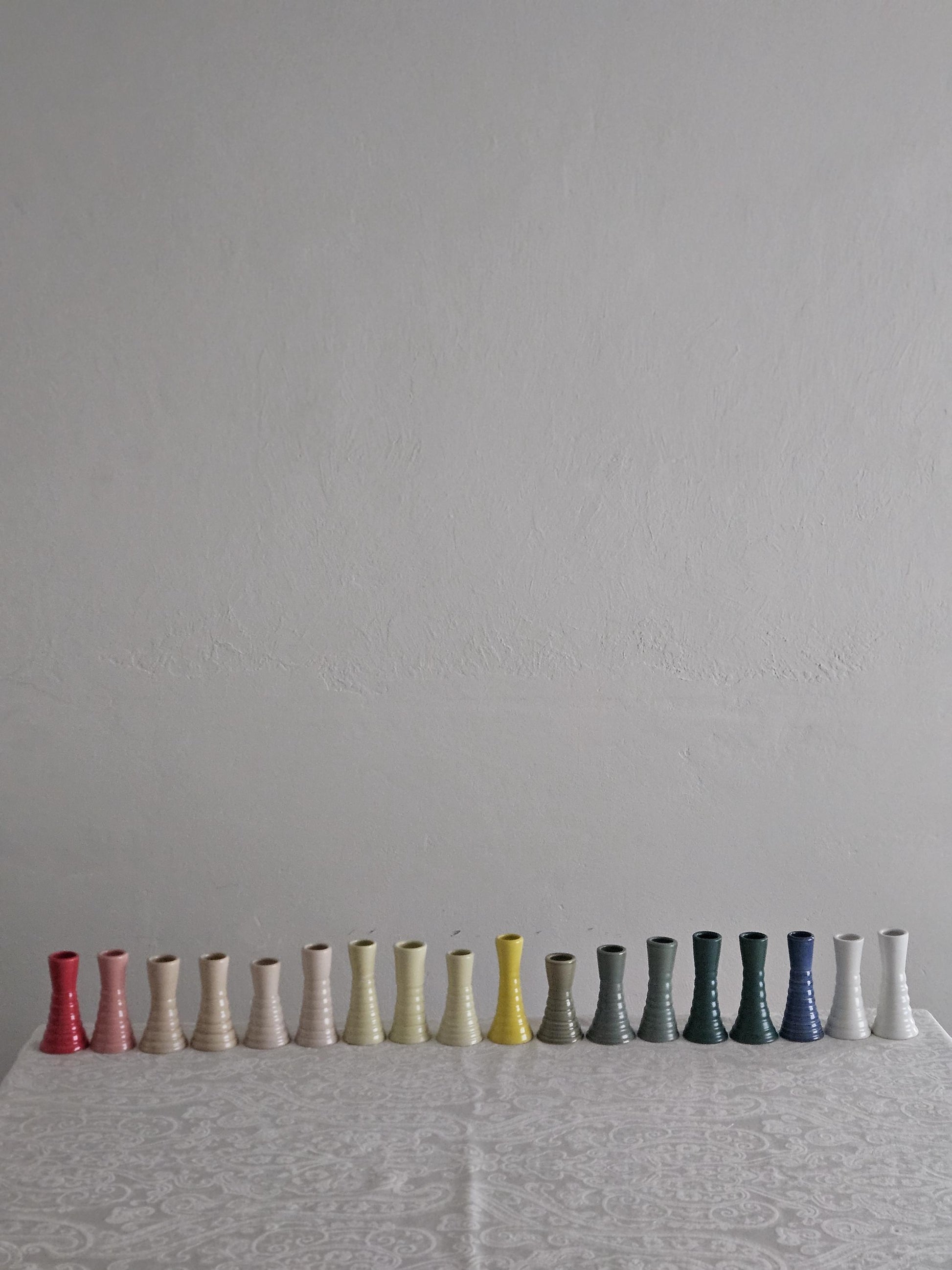 Wiggly Candlestick (Made to Order) • Handmade Colorful Ceramic • Taper Candle Holder