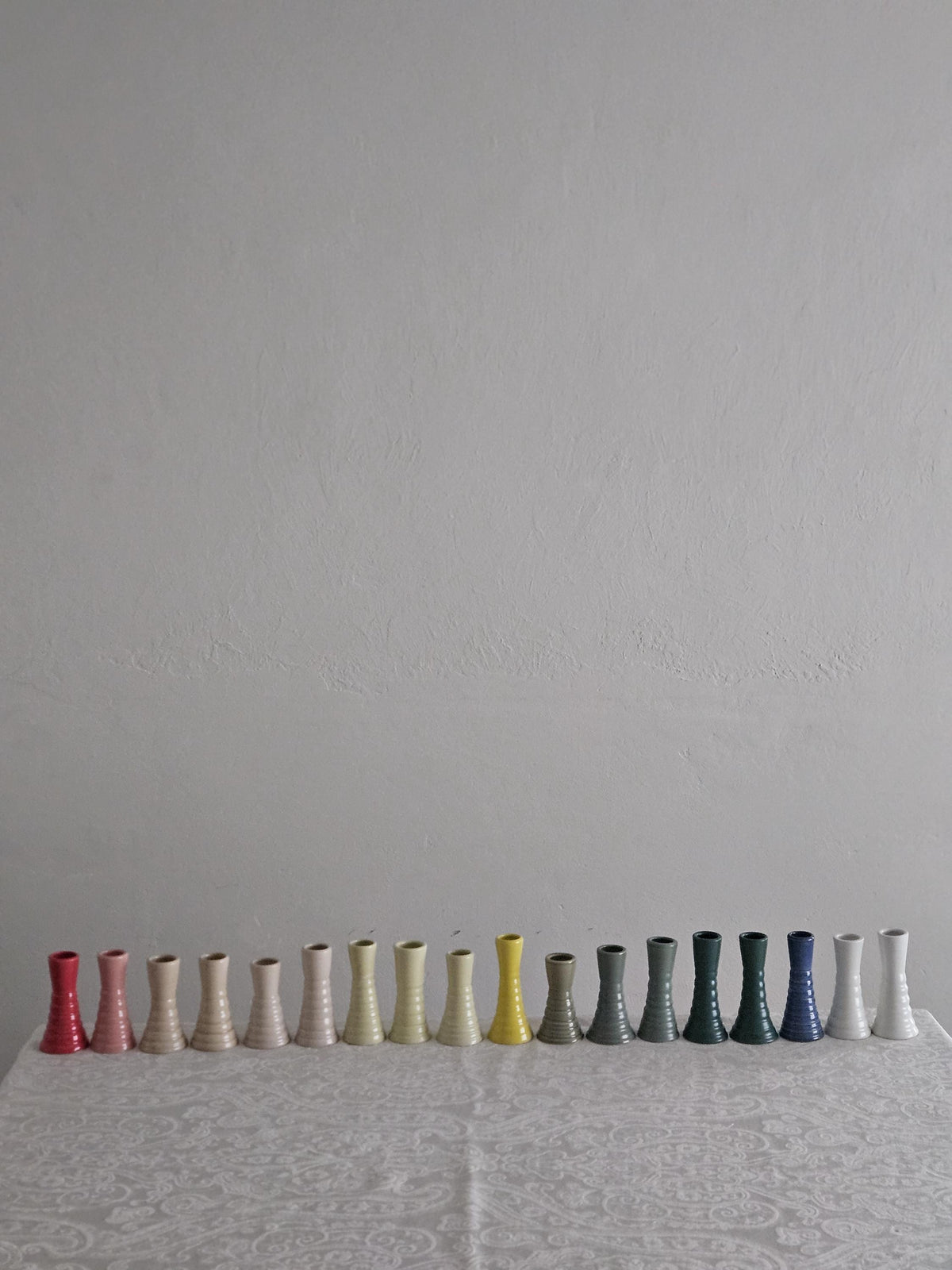Wiggly Candlestick (Made to Order) • Handmade Colorful Ceramic • Taper Candle Holder