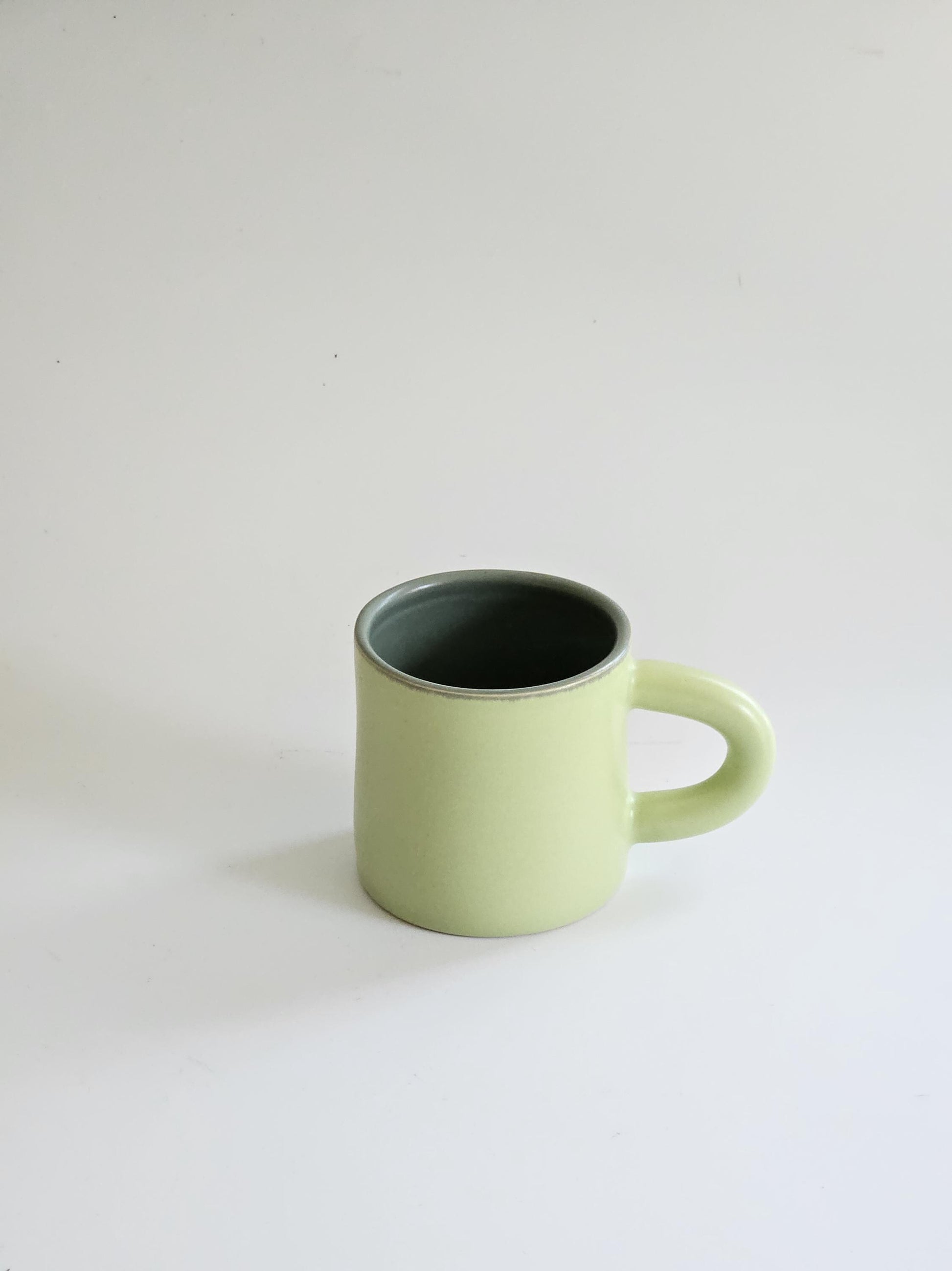 Inside Out Mug, Two-Toned (Ready to Ship) • Handmade Colorful Ceramic • Color Block Coffee Mug • Pottery