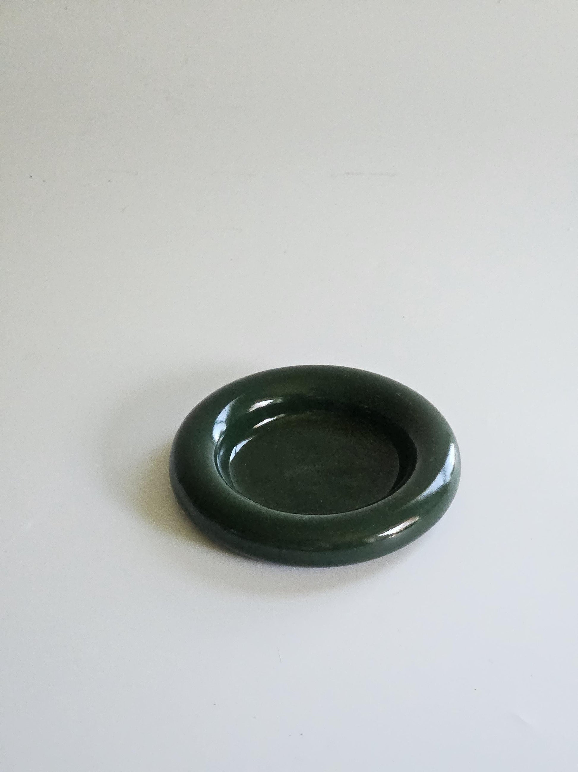 Handmade Ceramic Donut Dish: Colorful Bubble Plate - Ring Holder