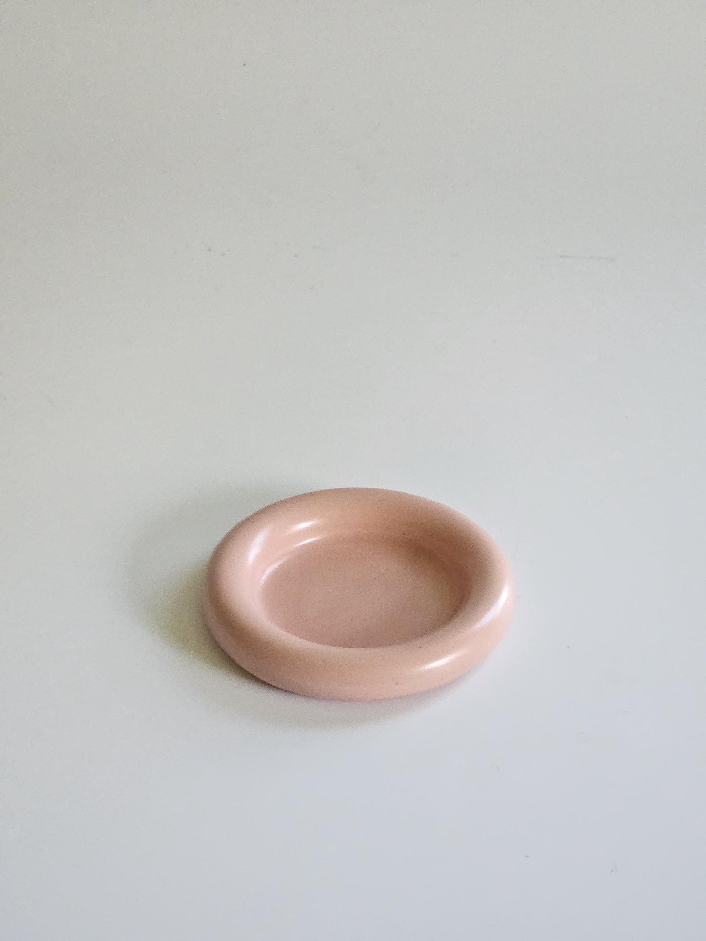 Handmade Ceramic Donut Dish: Colorful Bubble Plate - Ring Holder