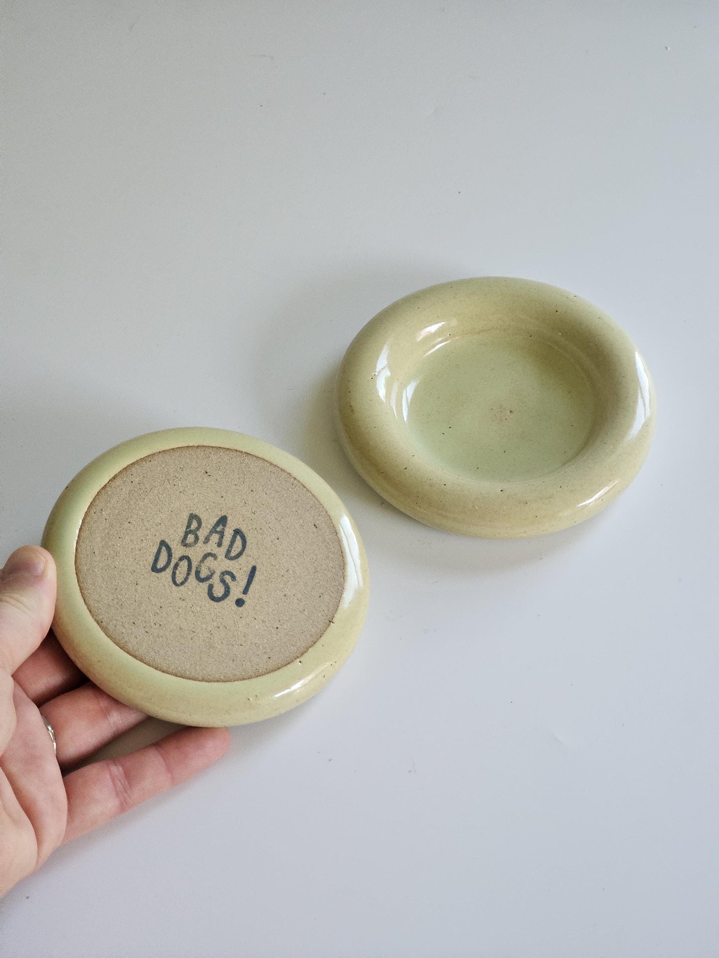 Handmade Ceramic Donut Dish: Colorful Bubble Plate - Ring Holder