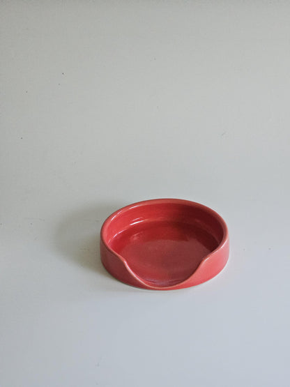 Handmade Ceramic Spoon Rest • Wheel Thrown Pottery, Minimal Kitchen Decor