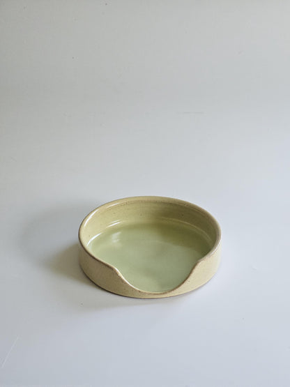 Handmade Ceramic Spoon Rest • Wheel Thrown Pottery, Minimal Kitchen Decor