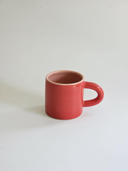 Inside Out Mug, Two-Toned (Ready to Ship) • Handmade Colorful Ceramic • Color Block Coffee Mug • Pottery